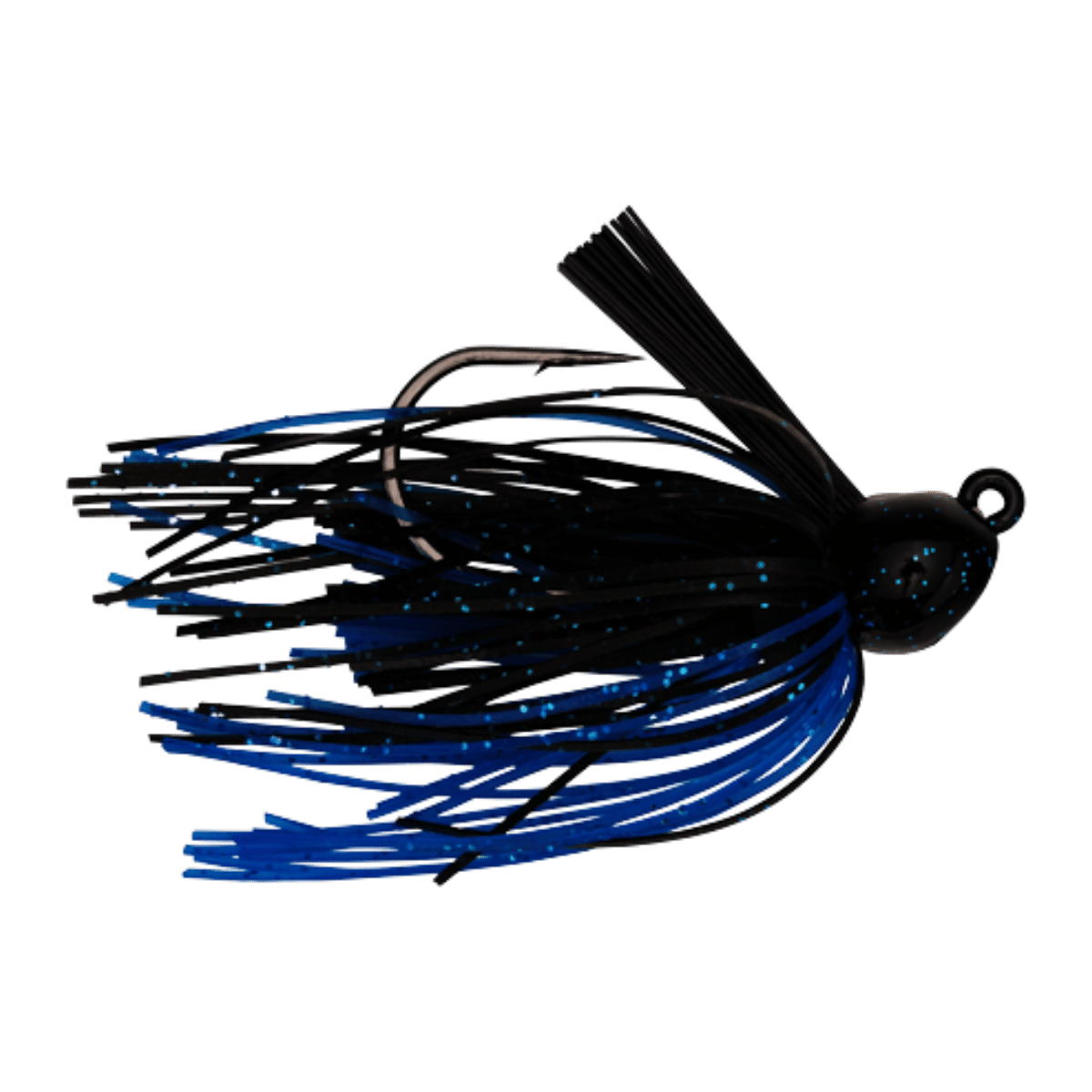 STRIKE KING BITSY FLIP JIG BLACK/BLUE 1/4OZ