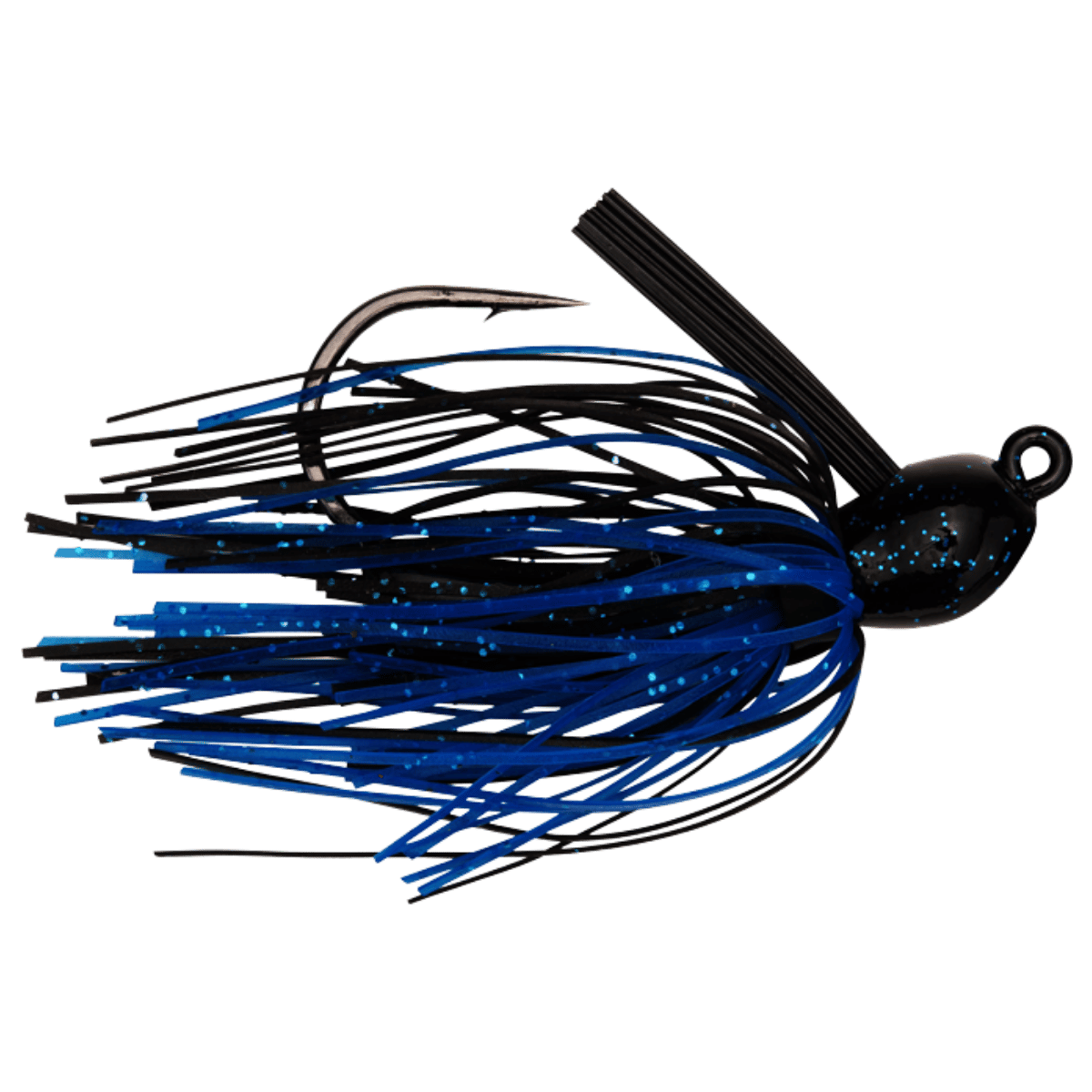 STRIKE KING BITSY FLIP JIG BLACK/BLUE 1/2 OZ