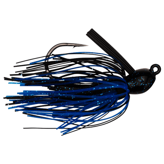 STRIKE KING BITSY FLIP JIG BLACK/BLUE 1/2 OZ