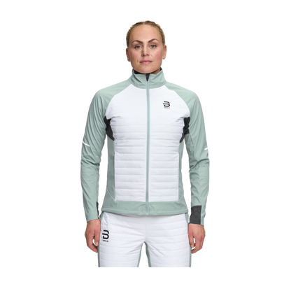 BJORN DAEHLIE W CHALLENGE 3.0 JKT SAGE GREEN - FRONT VIEW