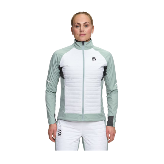 BJORN DAEHLIE W CHALLENGE 3.0 JKT SAGE GREEN - FRONT VIEW