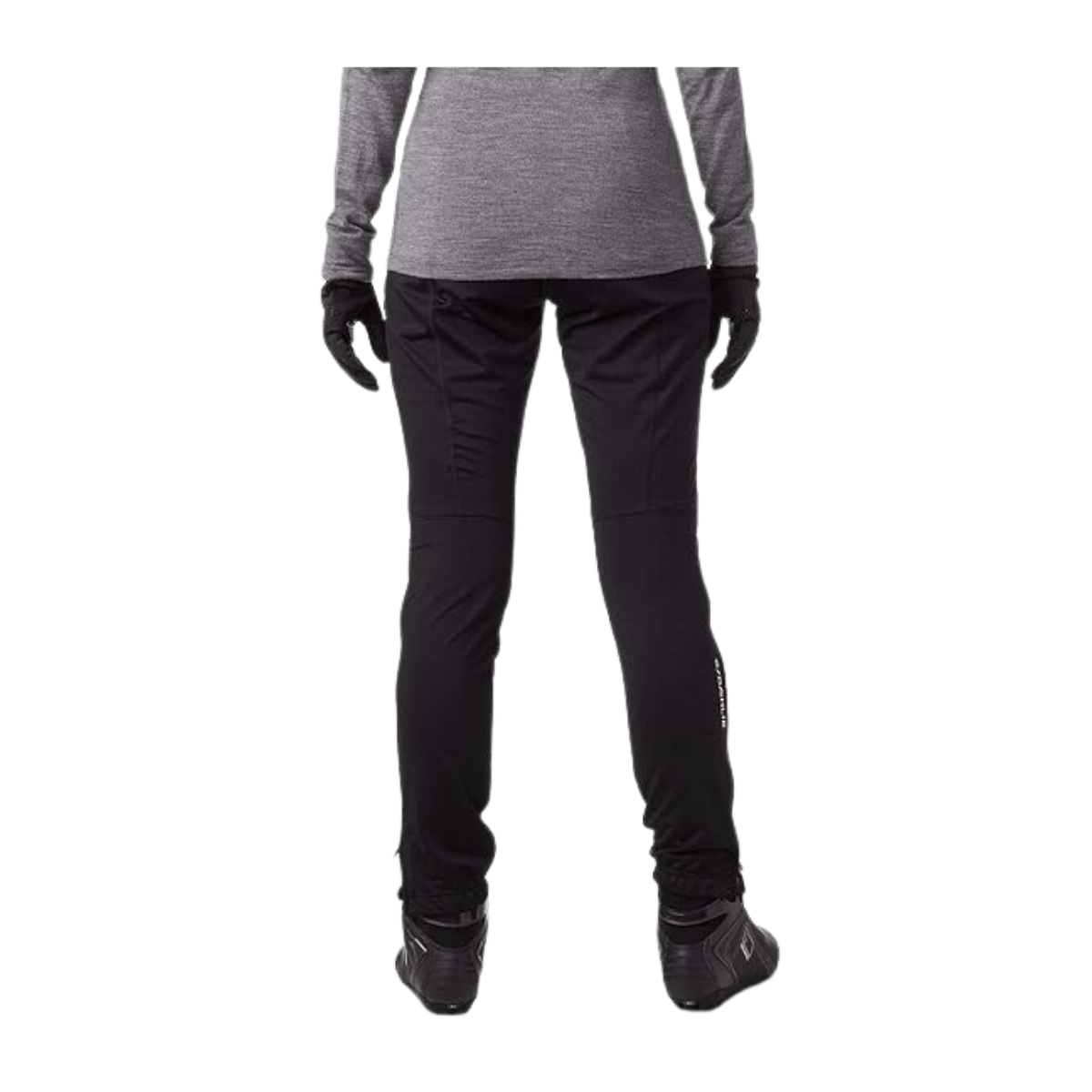 BJORN DAEHLIE WOMEN'S PANTS WINNER 3.0 - BLACK - BACK VIEW