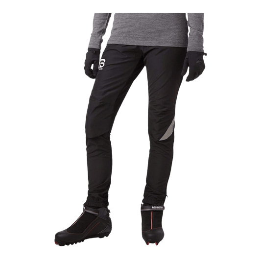 BJORN DAEHLIE WOMEN'S PANTS WINNER 3.0 - BLACK - FRONT VIEW