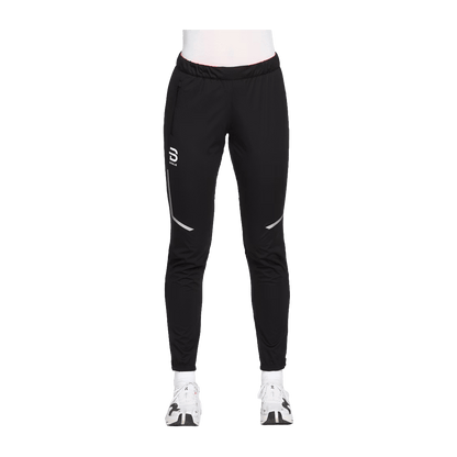 BJORN DAEHLIE PANTS PRO 2.0 WOMEN'S - BLACK - FRONT VIEW