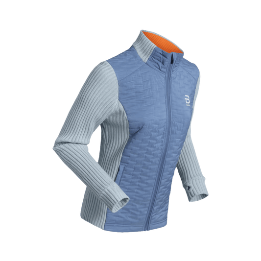 BJORN DAEHLIE WOMENS FULL ZIP COMFY MOONSTONE BLUE