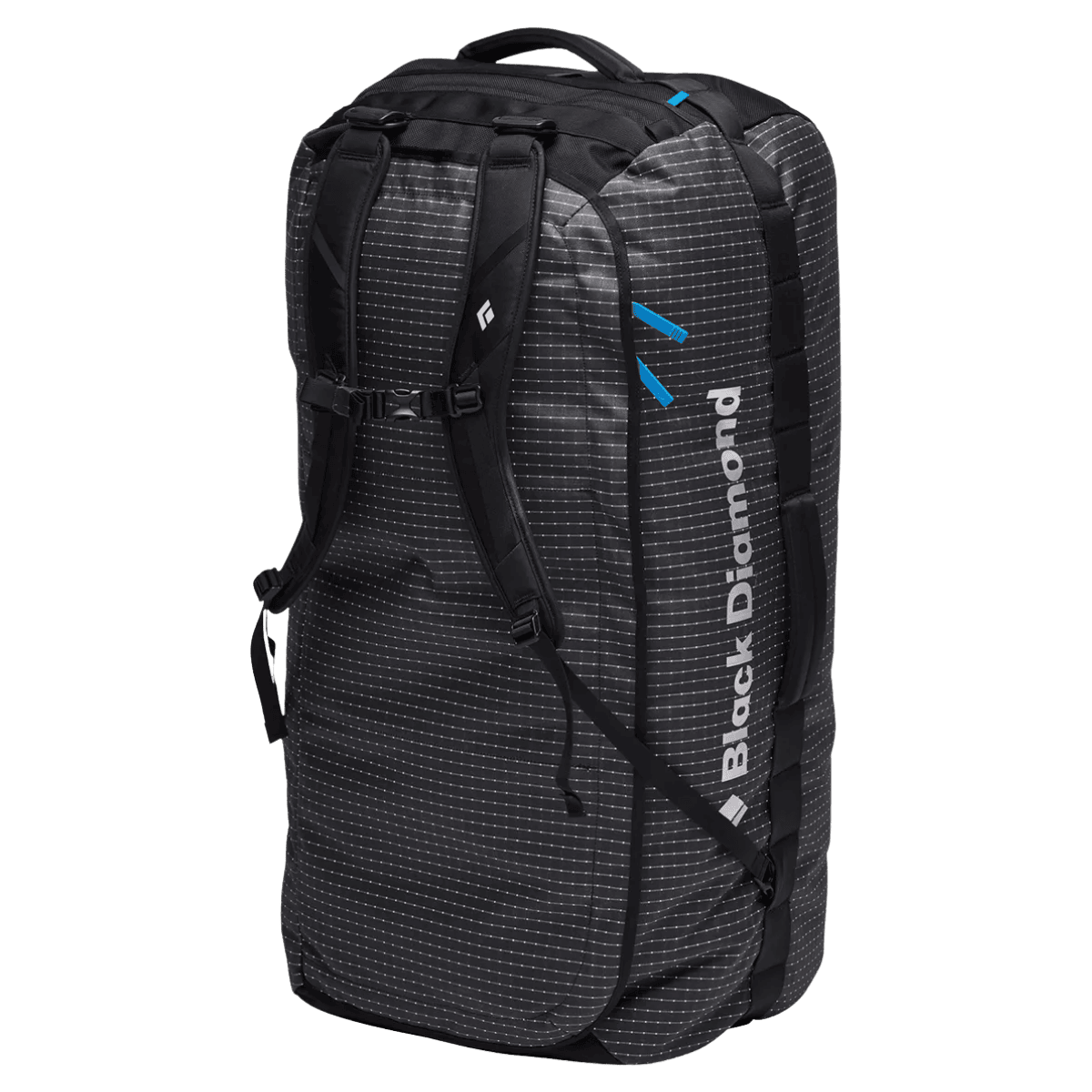 BLACK DIAMOND STONEHAULER 120L DUFFEL -BLACK - BACK VIEW