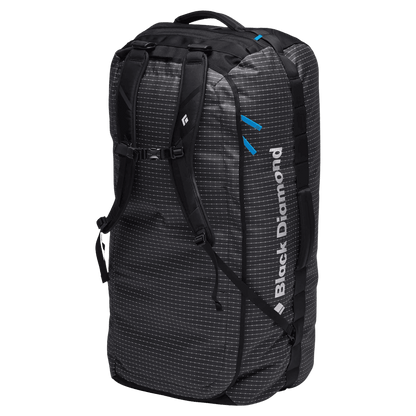 BLACK DIAMOND STONEHAULER 120L DUFFEL -BLACK - BACK VIEW