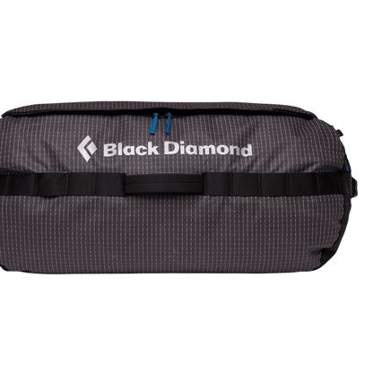 BLACK DIAMOND STONEHAULER 120L DUFFEL -BLACK - SIDE  VIEW 
