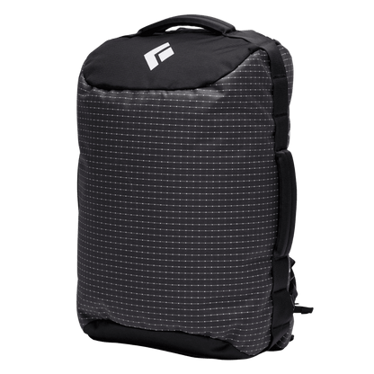 BLACK DIAMOND STONEHAULER 45L DUFFEL BAG - BLACK - FRONT VIEW