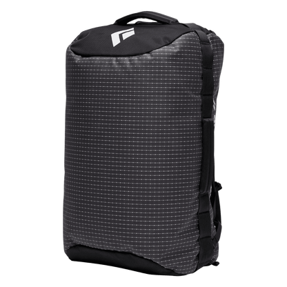 BLACK DIAMOND STONEHAULER 60L DUFFEL - BLACK- FRONT VIEW