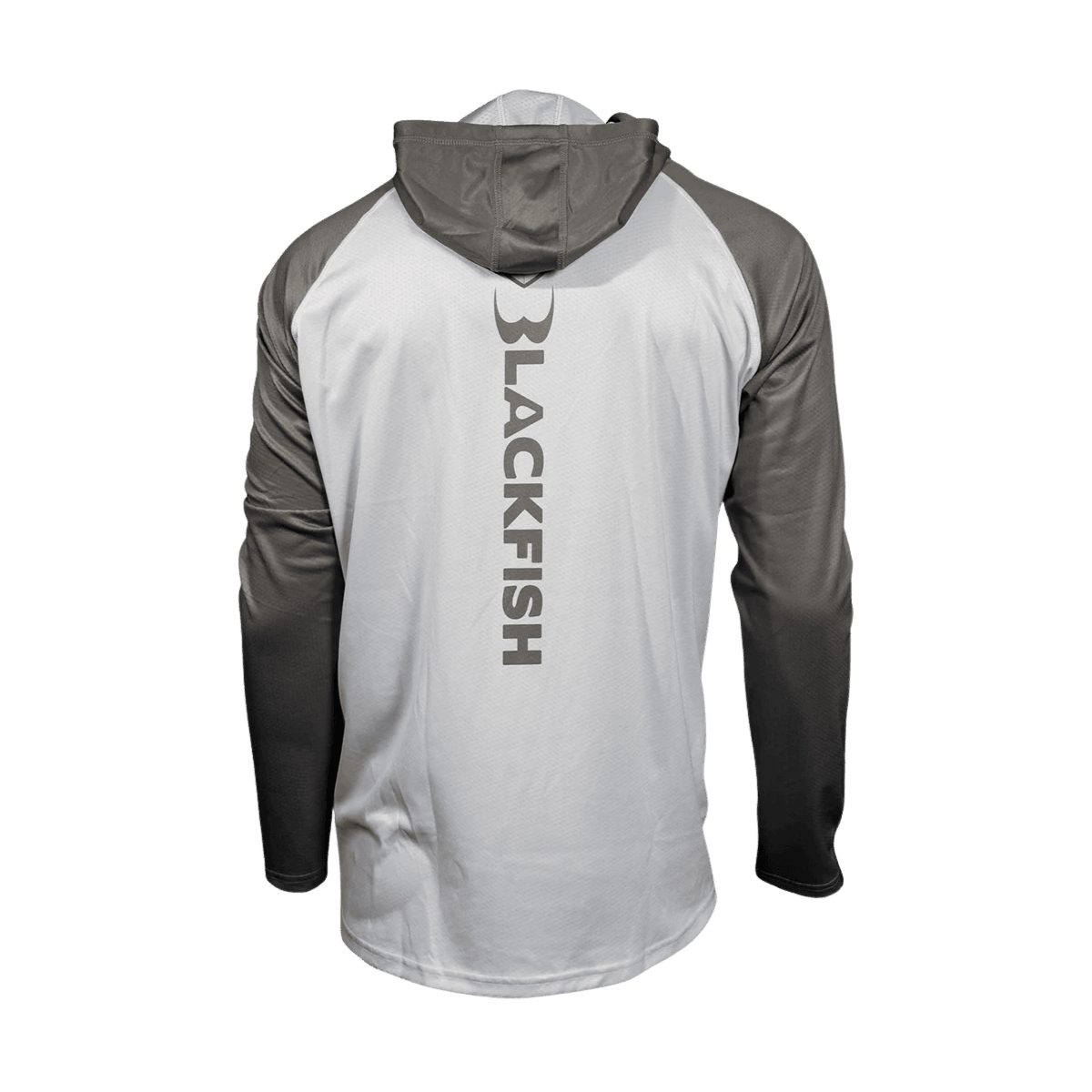 BLACKFISH GUIDE HOODIE - PENNANT GREY - BACK VIEW