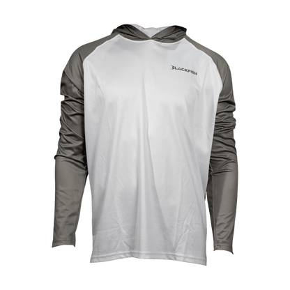 BLACKFISH GUIDE HOODIE - PENNANT GREY - FRONT VIEW