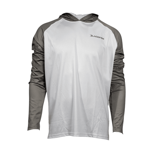 BLACKFISH GUIDE HOODIE - PENNANT GREY - FRONT VIEW