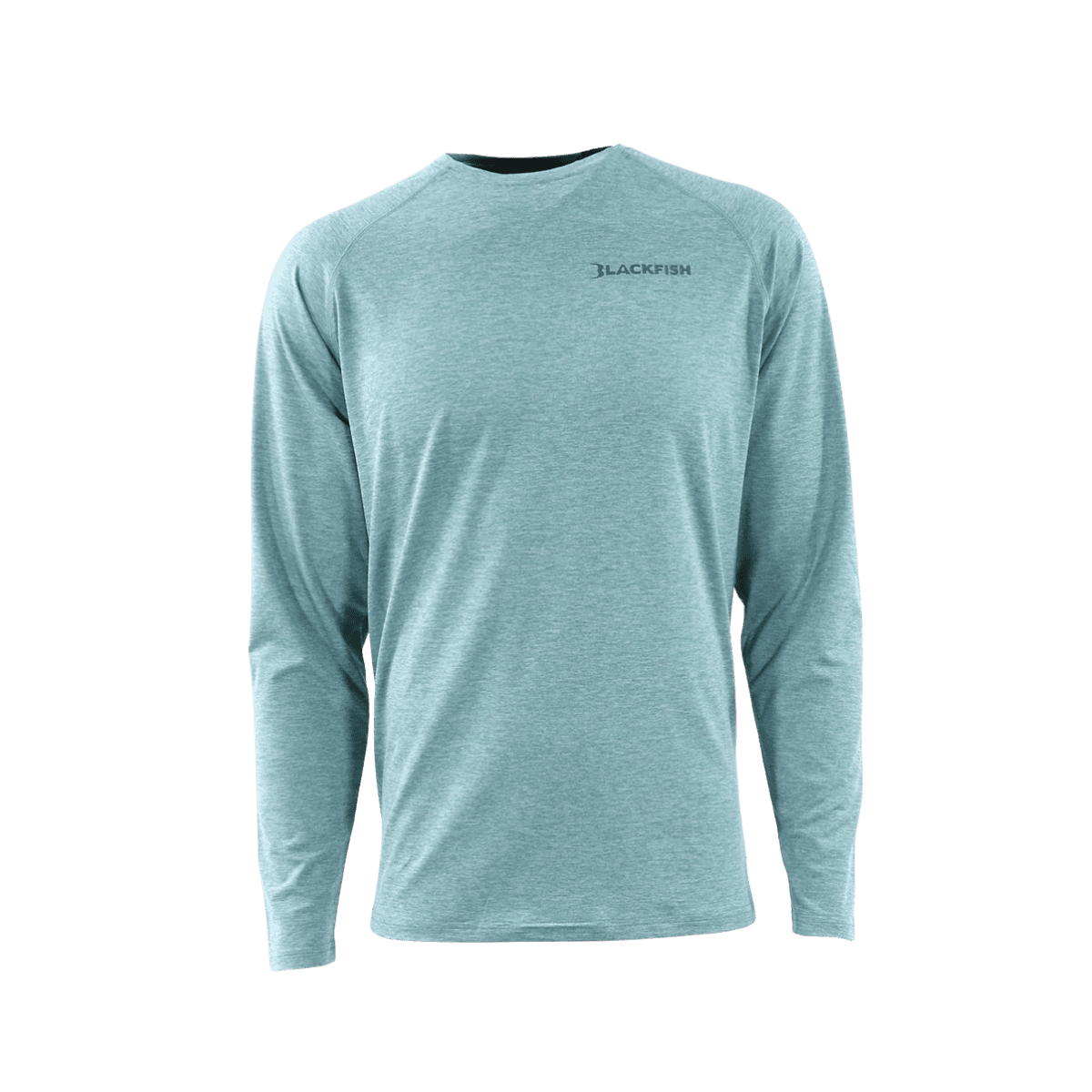 BLACKFISH SWIFT LONG SLEEVE - WASABI BLUE - FRONT VIEW