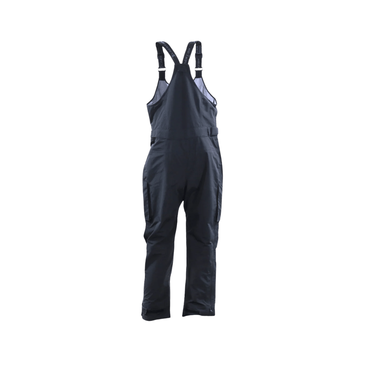 BLACKFISH TORRENT RAIN BIB - BLACK - BACK VIEW