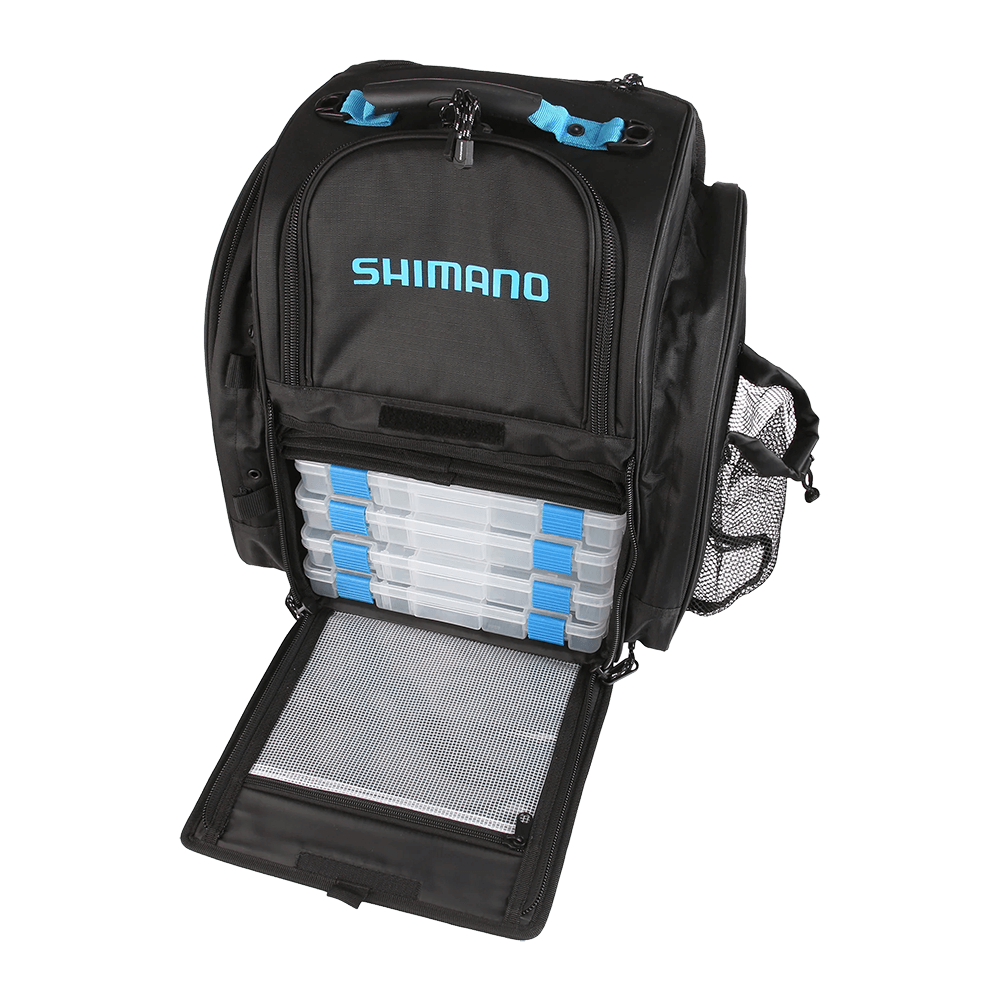 SHIMANO BLACKMOON BACKPACK-FRONT LOAD front open