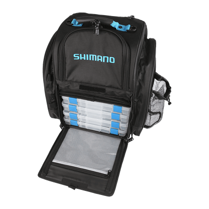 SHIMANO BLACKMOON BACKPACK-FRONT LOAD front open