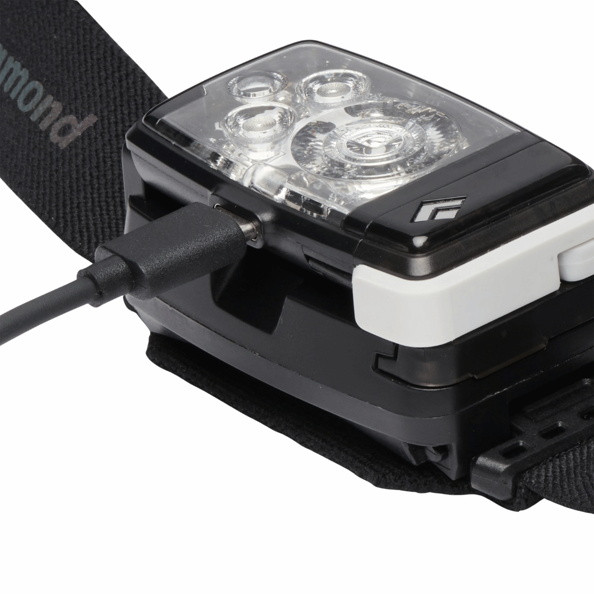 BLACK DIAMOND DISTANCE LT 1100 HEADLAMP - BLACK ALLOY_OBLIQUE ANGLE