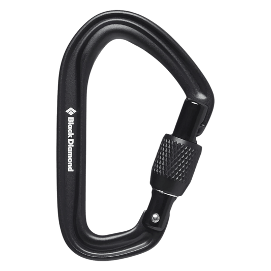 BLACK DIAMOND HOTFORGE SCREWGATE CARABINER_BLACK