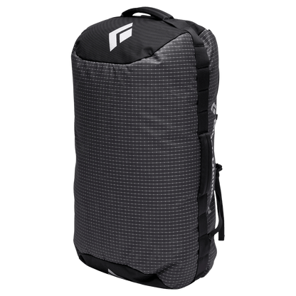 BLACK DIAMOND STONEHAULER 90L DUFFEL - BLACK_FRONT ANGLE
