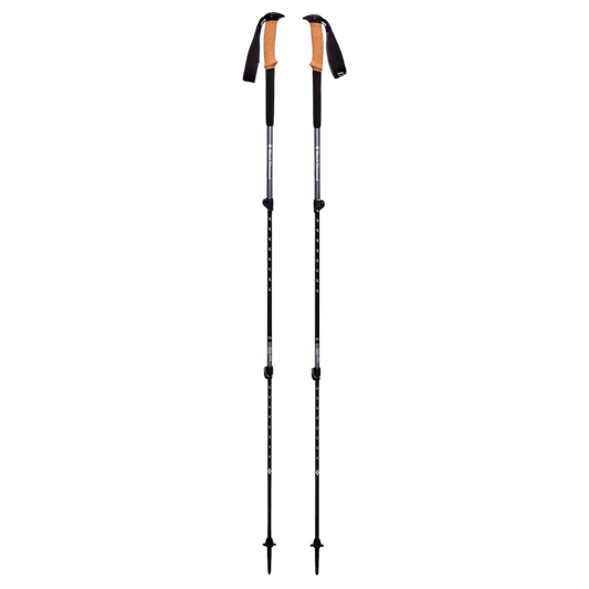 BLACK DIAMOND TRAIL CORK TREKKING POLES - GRANITE - LONGER VIEW