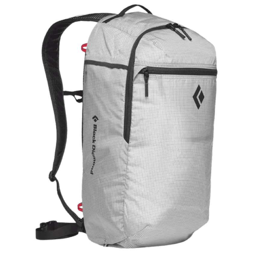 BLACK DIAMOND TRAIL ZIP 18L BACKPACK - BDFLASH POCKET - ALLOY