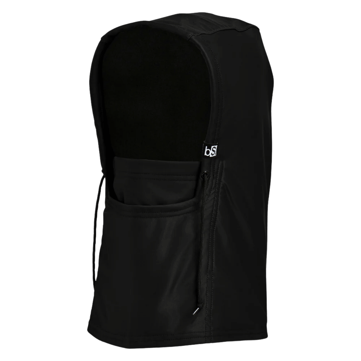 BLACK STRAP CAMBER HOOD BALACLAVA SOLID TONE - BLACK