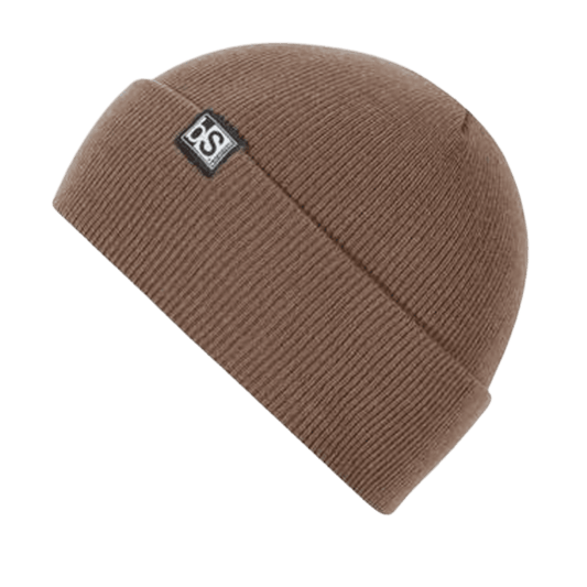 BLACK STRAP ESSENTIAL BEANIE - BROWN