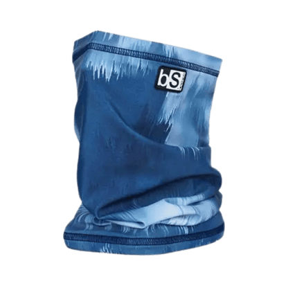 BLACK STRAP THE TUBE NECK GAITER GLITCHED BLUE