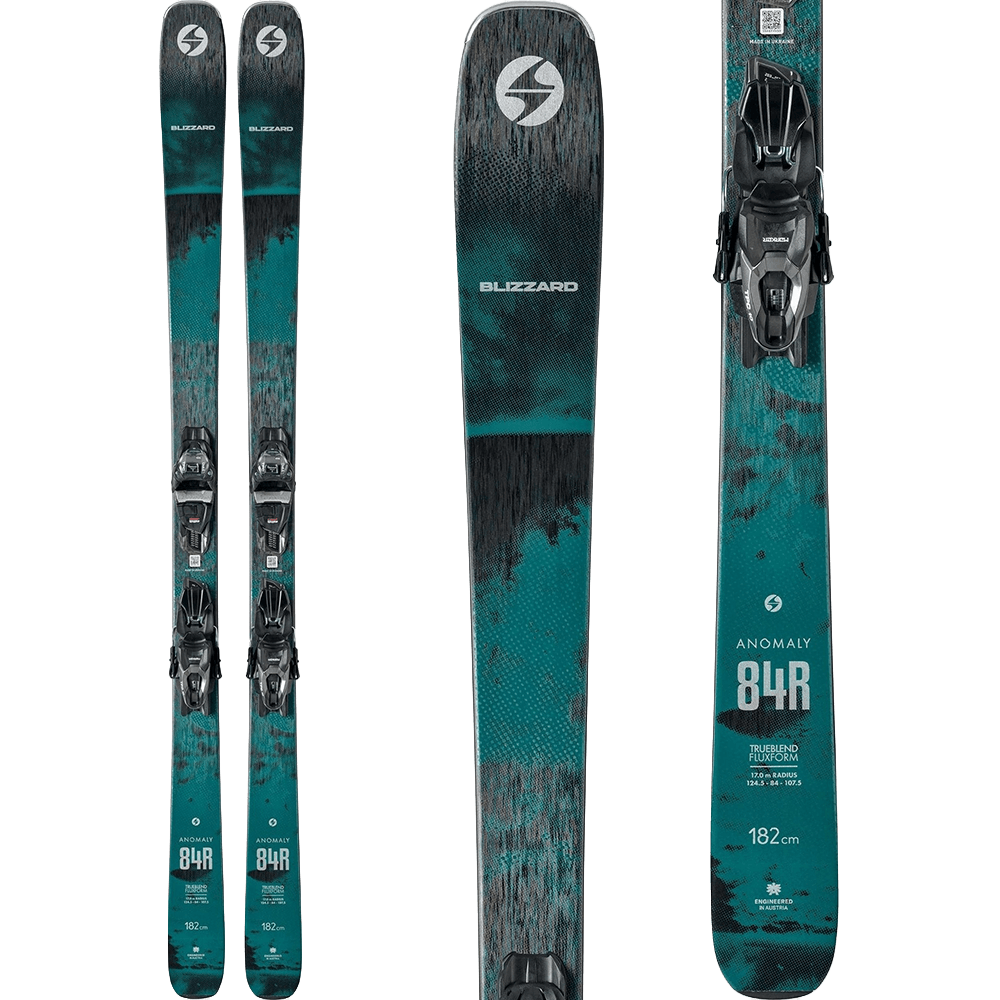 BLIZZARD ANOMALY 84 R SKIS + TPC 10 BINDINGS