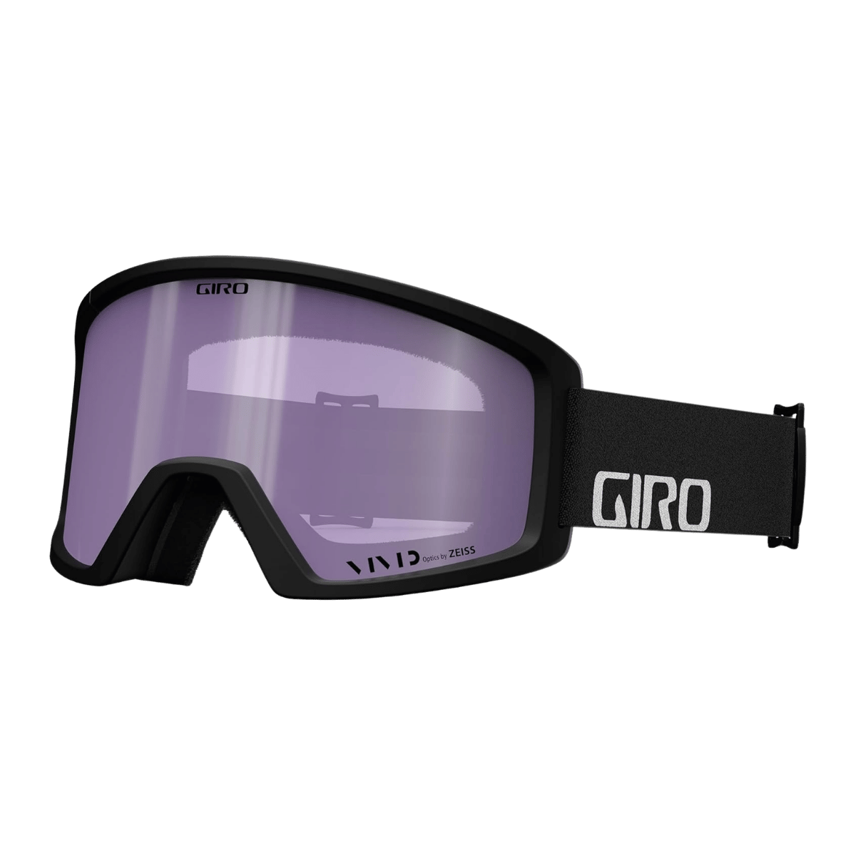 GIRO BLOK GOGGLE - LARGE - BLACK WORDMARK-VIVID APEX