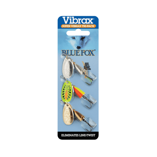 BLUE FOX SUPER VIBRAX TRI PACK ASSORTED