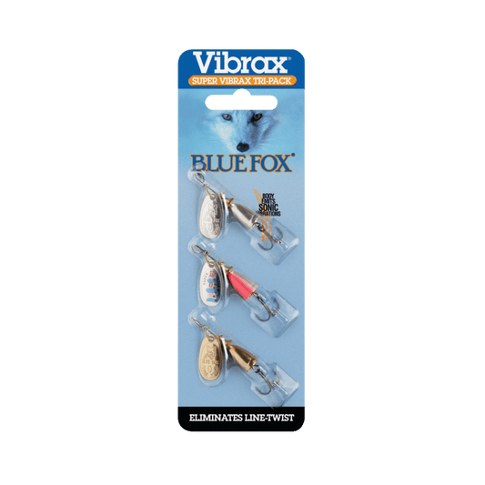 BLUE FOX SUPER VIBRAX TRI PACK ASSORTED