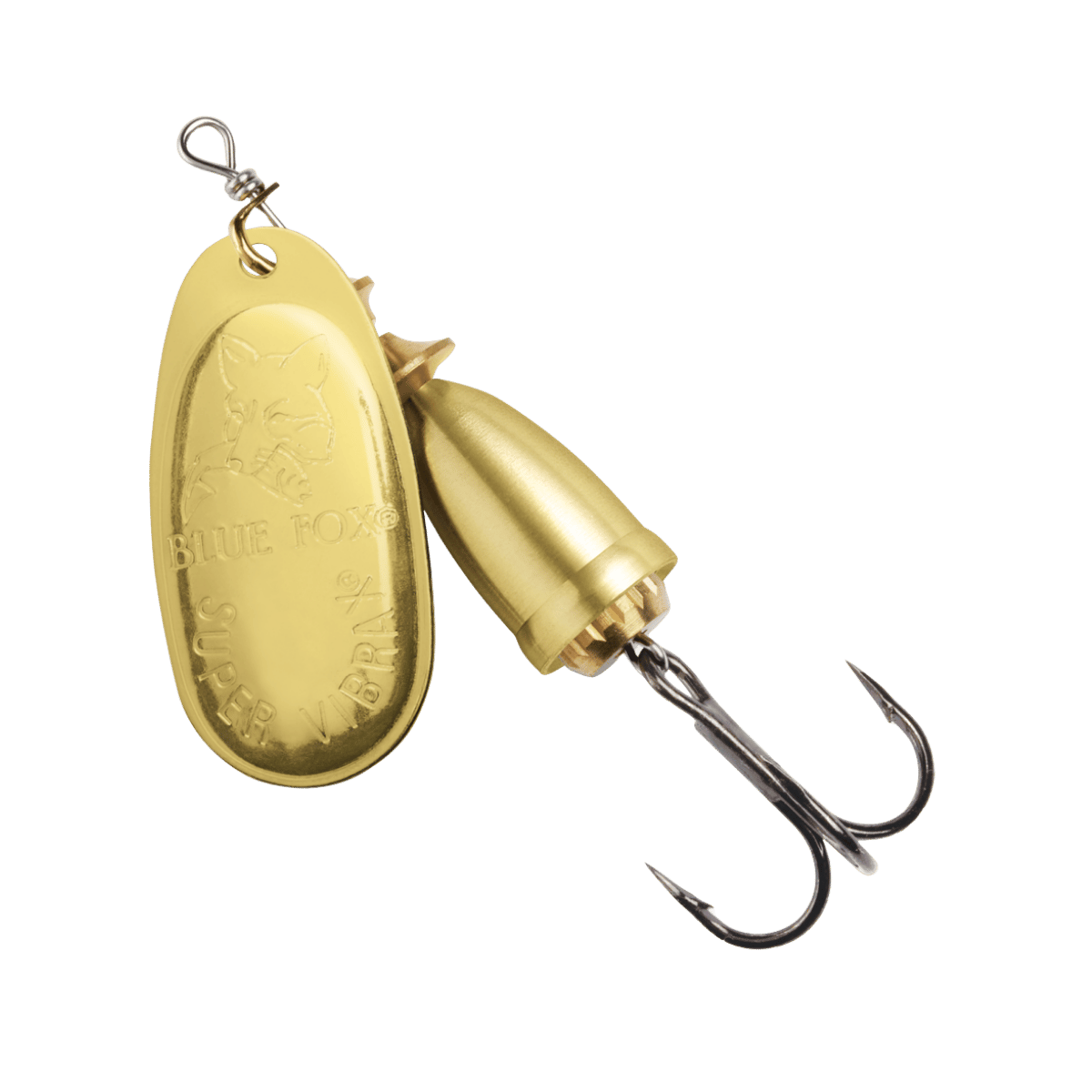 BLUE FOX CLASSIC VIBRAX PLATED 3/16OZ GOLD/GOLD