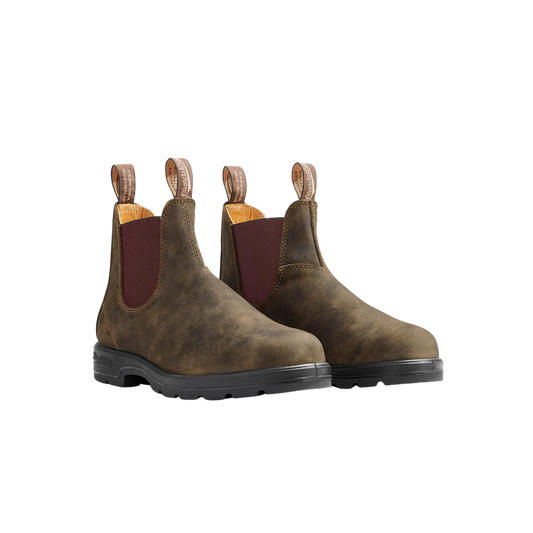 BLUNDSTONE W CLASSIC CHELSEA BOOT RUSTIC BROWN