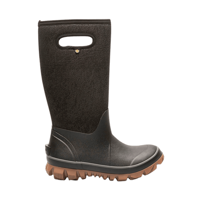 BOGS WOMEN'S WHITEOUT FADED WINTER BOOTS - BLACK - SIDE VIEW