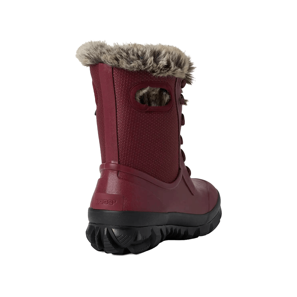 BOGS WOMENS ARCATA DOTS -58°F BOOT- OXBLOOD BACK