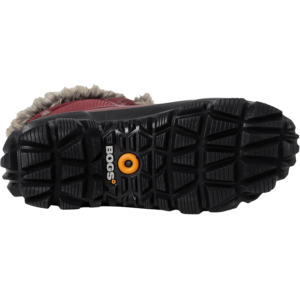 BOGS WOMENS ARCATA DOTS -58°F BOOT- OXBLOOD BOTTOM