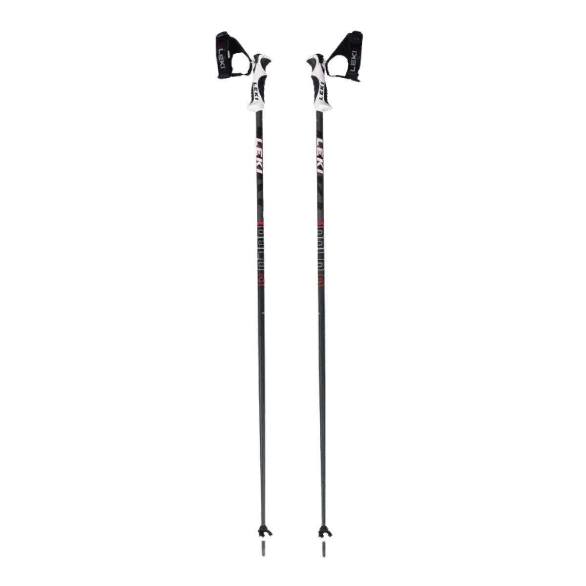 LEKI BOLD S POLES 22/23 - BLACK/RED