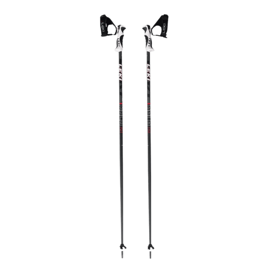 LEKI BOLD S POLES 22/23 - BLACK/RED