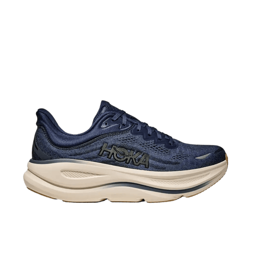 HOKA ONE ONE MEN'S BONDI 9 - BLUE/NAVY - SIDE VIEW