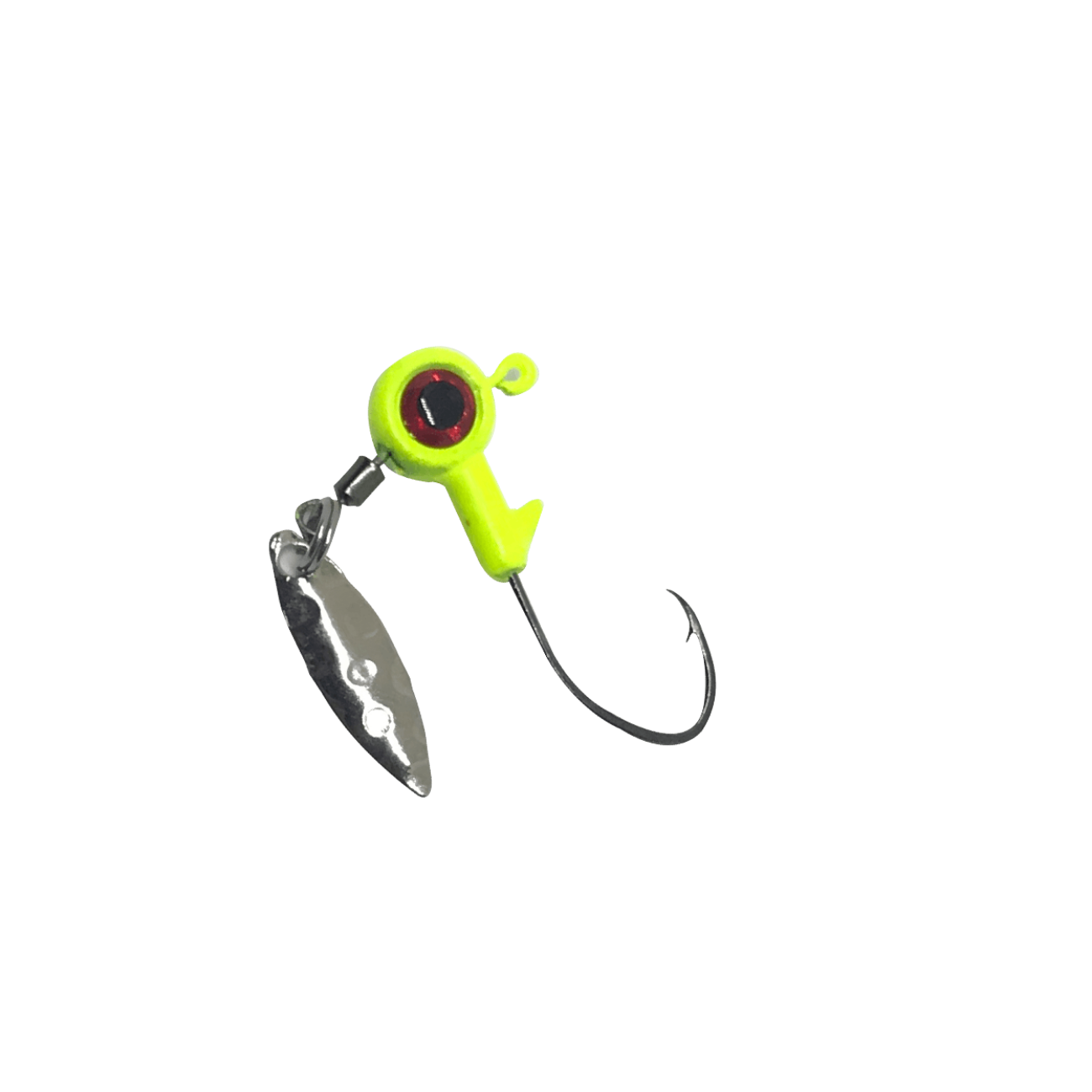 BONEHEAD TACKLE BX BLADED JIG HEAD 4PK CHARTREUSE