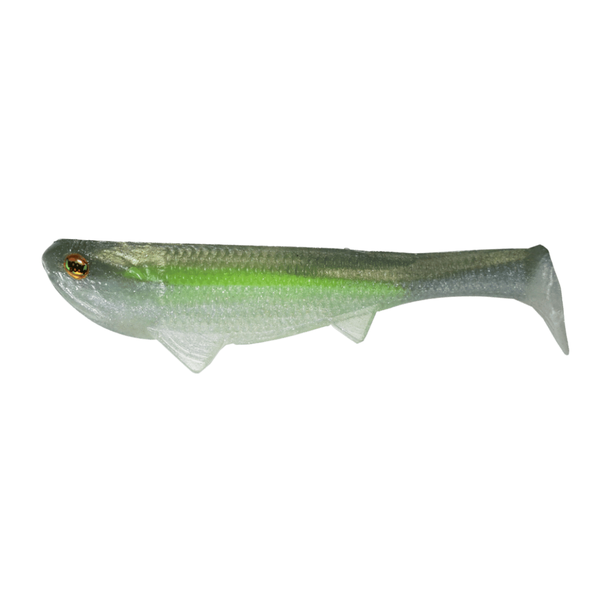OPTIMUM BAIT BOOM BOOM WEEDLESS SWIMBAIT - 6-INCH - SEXY MINNOW