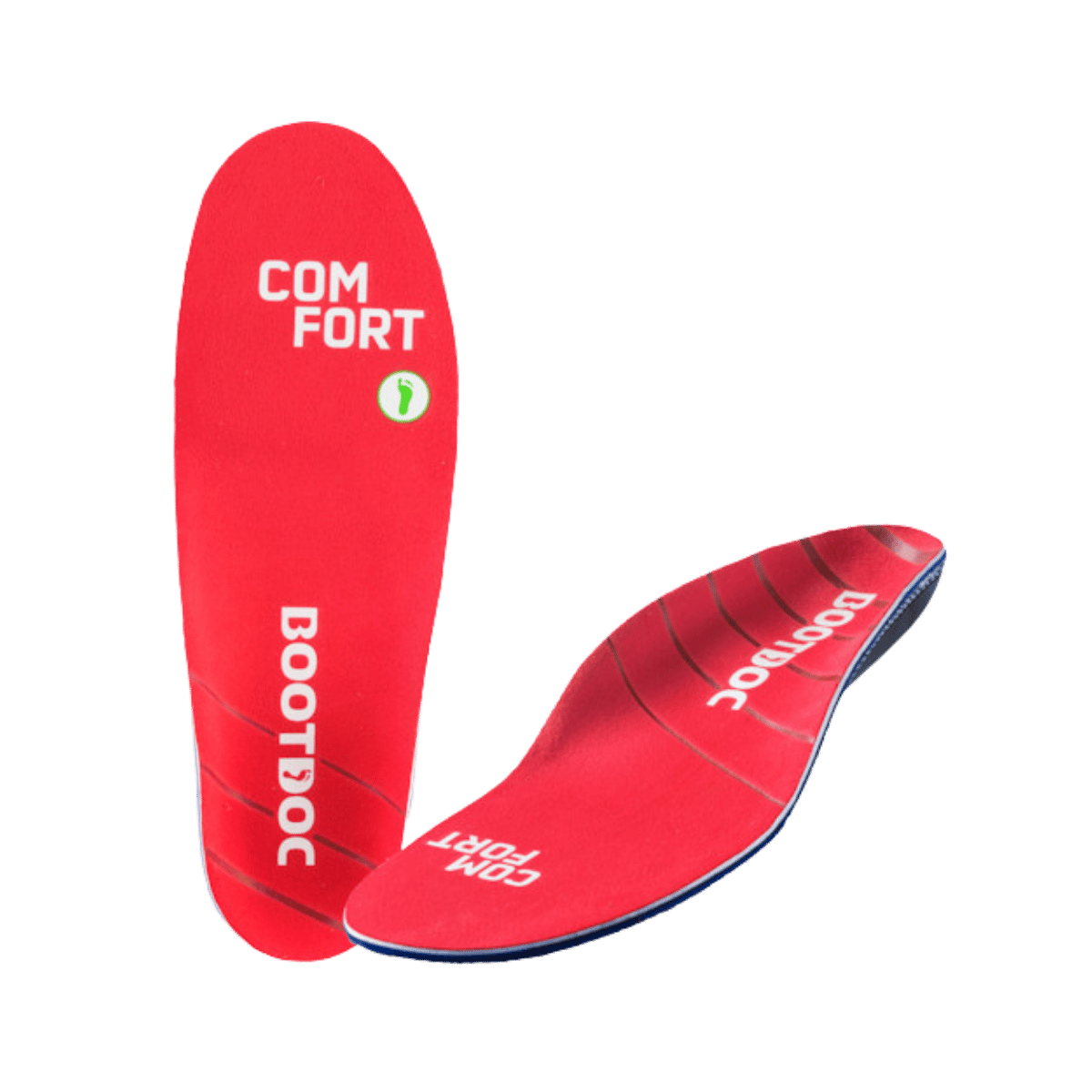BOOTDOC COMFORT INSOLES HIGH ARCH RED