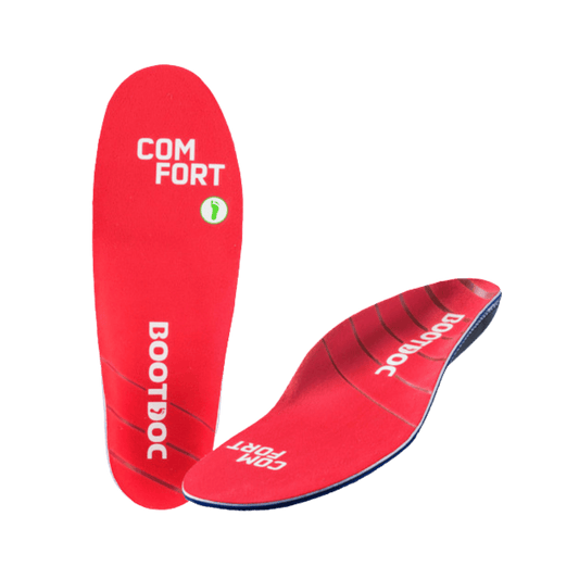 BOOTDOC COMFORT INSOLES HIGH ARCH RED