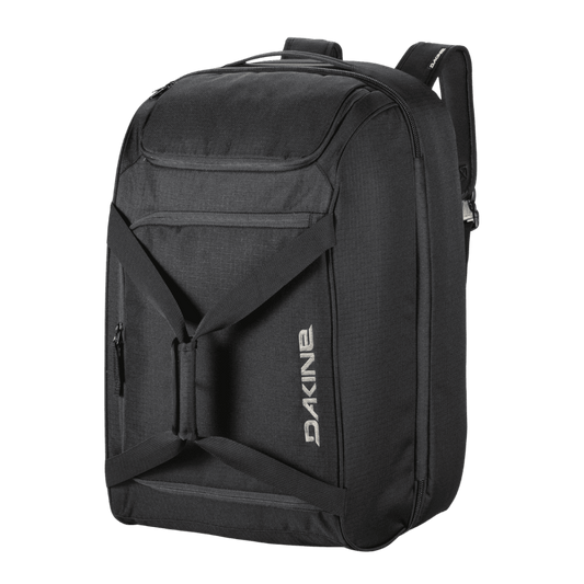 DAKINE BOOT LOCKER DLX 70L BAG_BLK_FRONT ANGLE