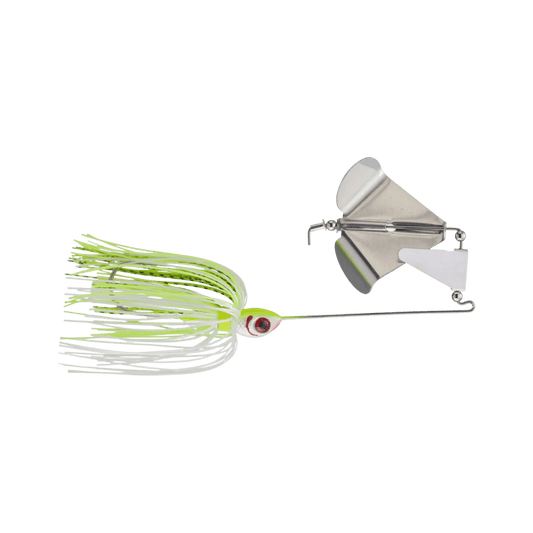 BOOYAH BUZZ BAIT 1/2OZ WHITE/CHARTREUSE SHAD