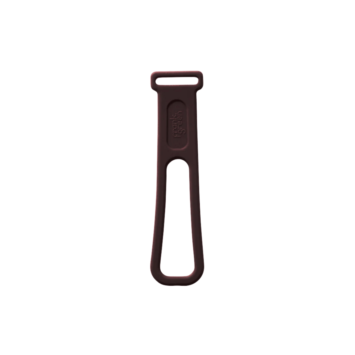 FRANK GREEN SILICONE BOTTLE CARRY STRAP - CHOCOLATE