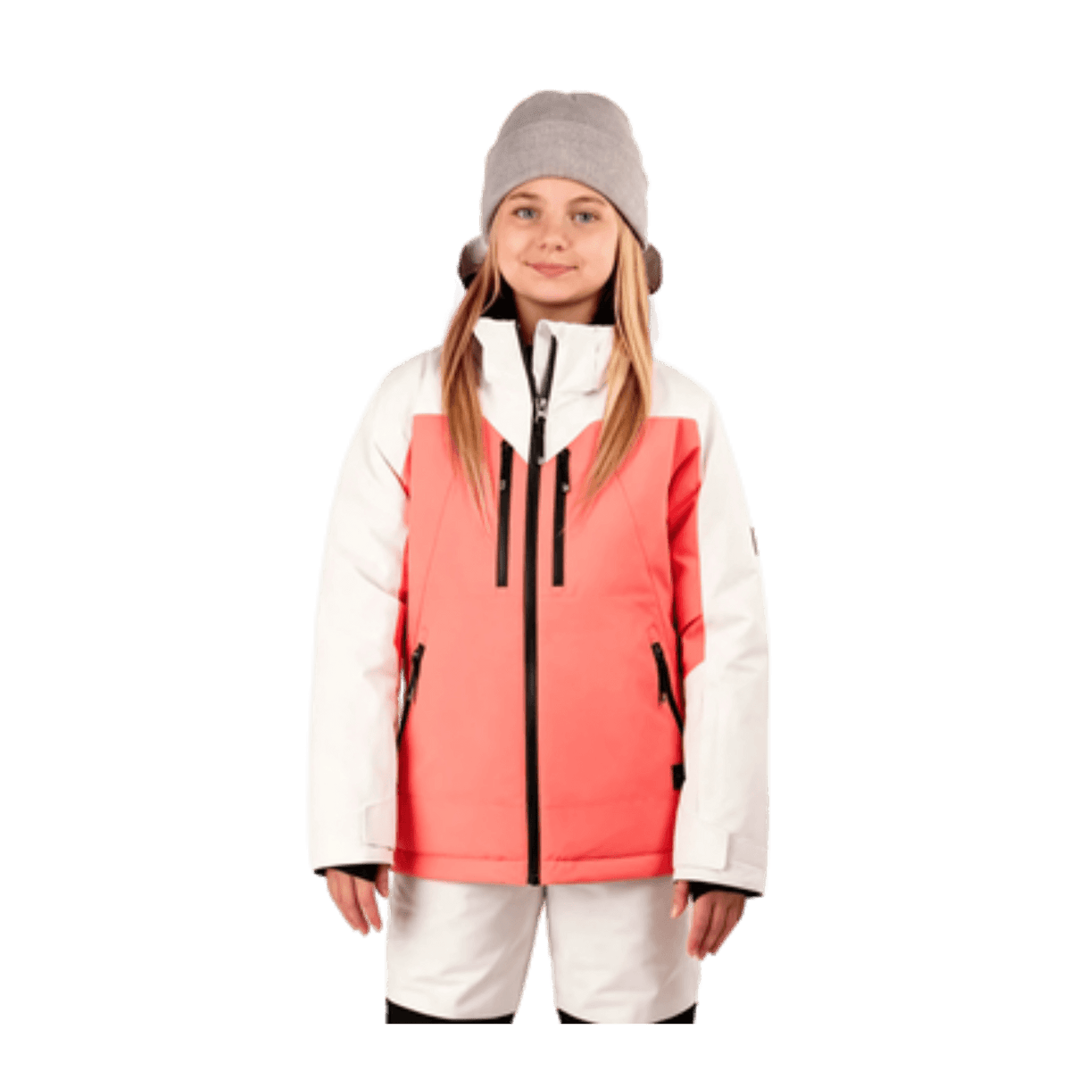 BOULDER GEAR YTH ANDIE JACKET HOT CORAL