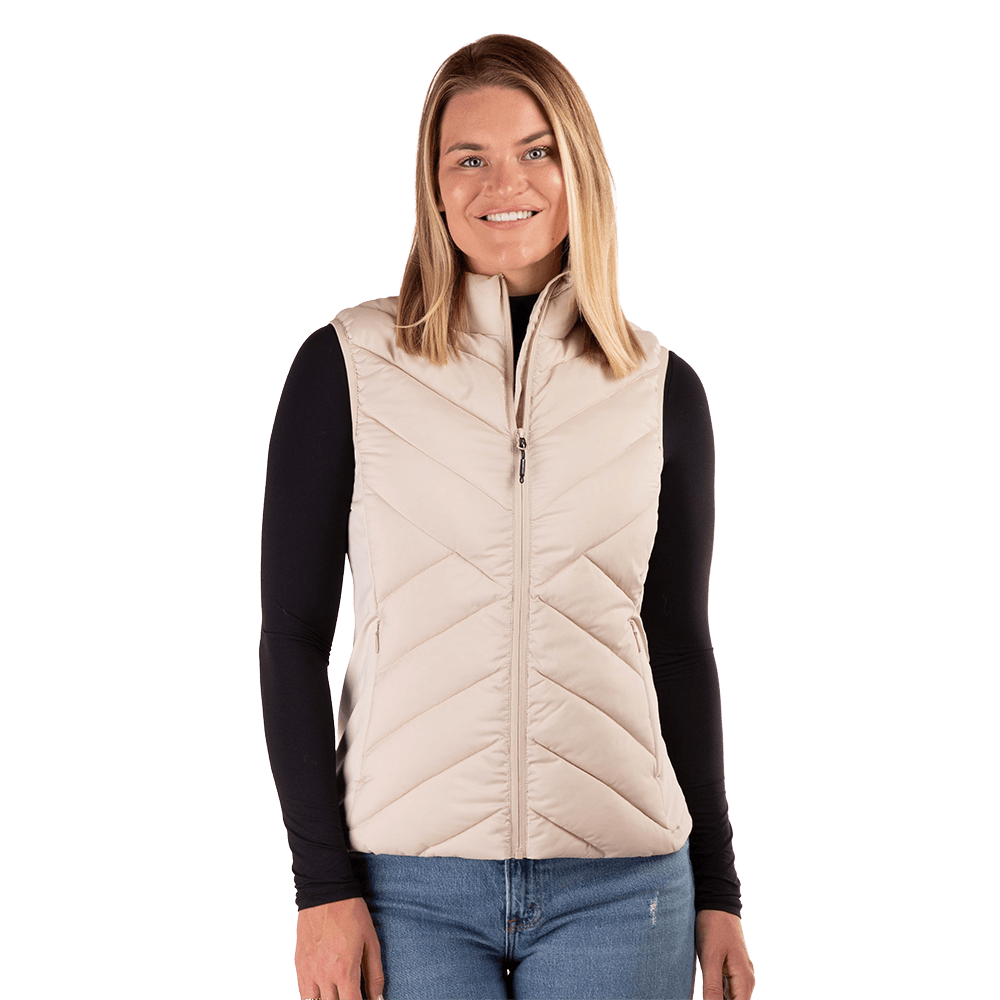 BOULDER GEAR WOMEN'S MIST PUFFY VEST- SANDSTONE